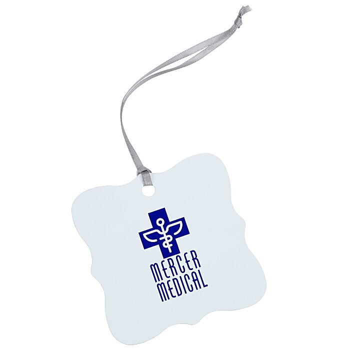 Custom Metal Ornament - Square Bracket