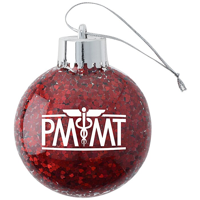 Custom Confetti Ornament - Heart