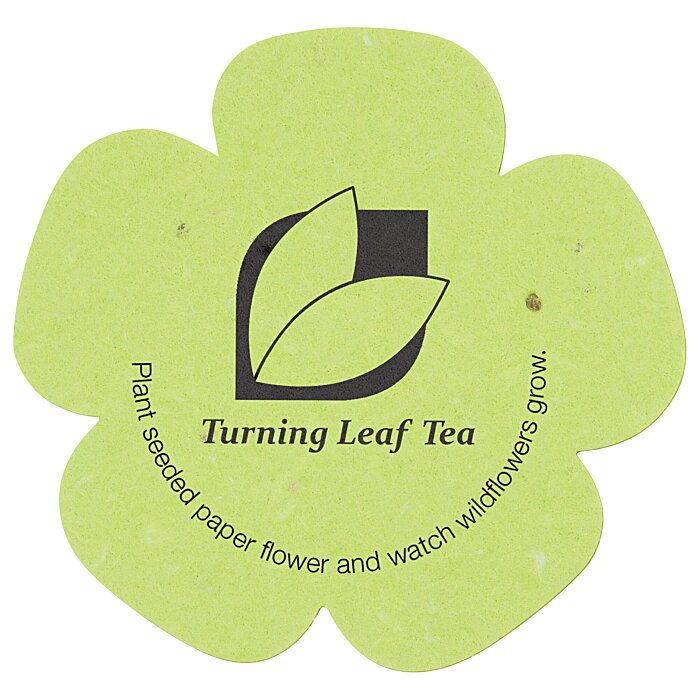 Custom Seed Paper Shapes - Flower - Colours